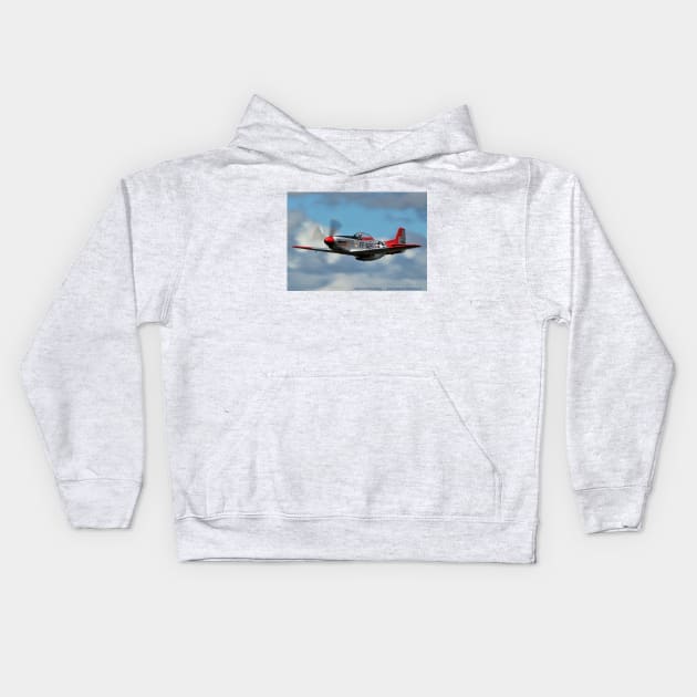 P-51D Mustang “Val-Halla” fast pass Kids Hoodie by acefox1
